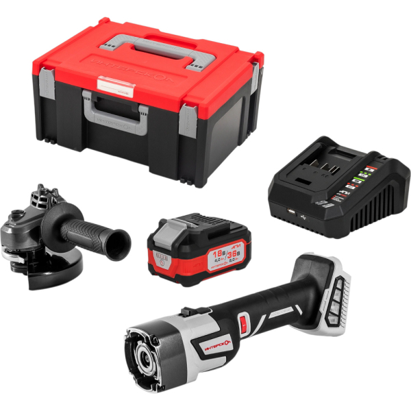 Набор Интерскол МультиМакс-36 (ММ-36ВЭ, УШМ-3612ВЭ, АПИ-4(2)/18(36), ЗУ-4/18(36), МБ-150)