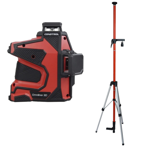 Лазерный уровень CONDTROL Omniliner 3D + Штатив CONDTROL Pillar   1-4-995