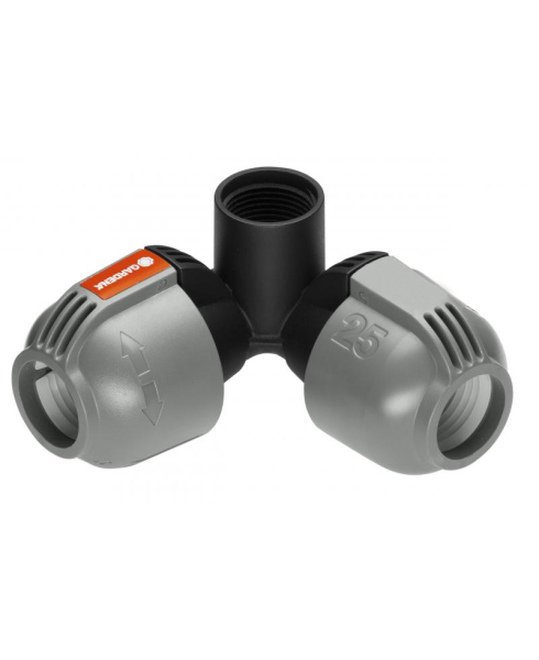 Соединитель Gardena L-образный 25мм * 3/4"- внутренняя резьба     02764-20.000.00
