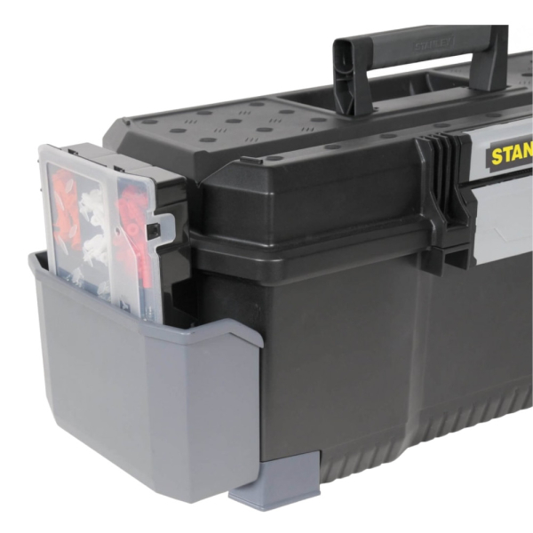 Ящик для инструмента STANLEY ONE TOUCH LATCH 24" с бок. секц.    1-79-189