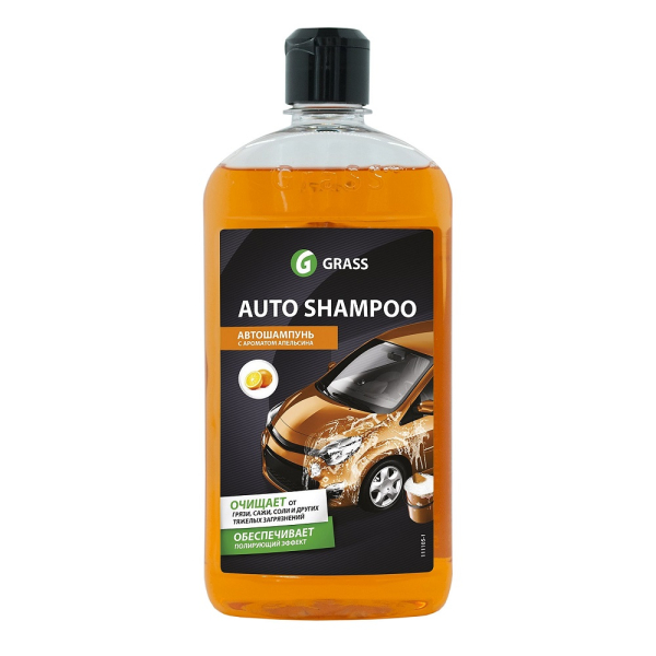 Автошампунь GRASS "Универсал" апельсин 0,5л   111105-1