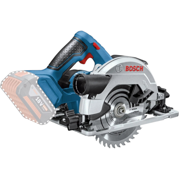 Пила дисковая аккумуляторная BOSCH GKS 18V-57 Li     0.601.6A2.200