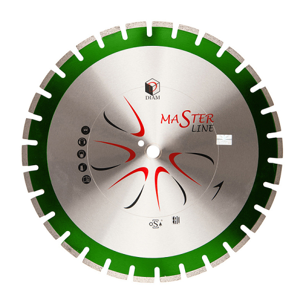 Диск алмазный DIAM MASTERLINE 300*25,4 мм сегмент 000651