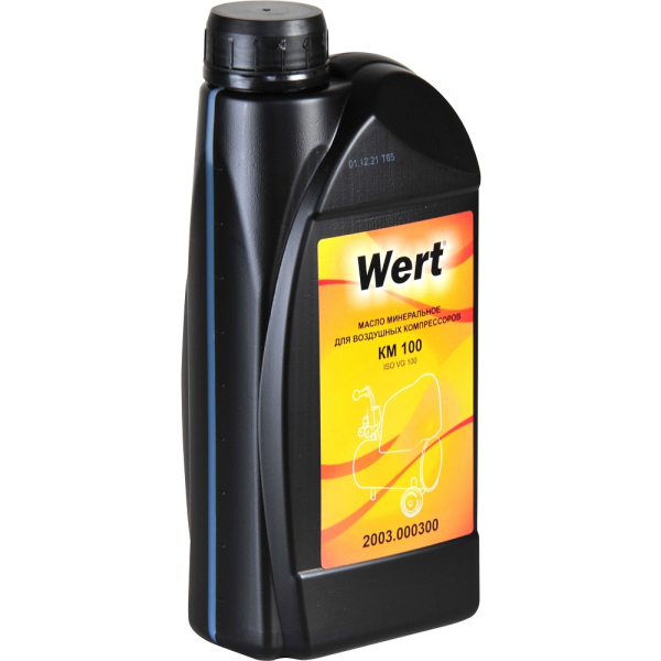 Масло WERT компрессорное минеральное 1л   2003.000300