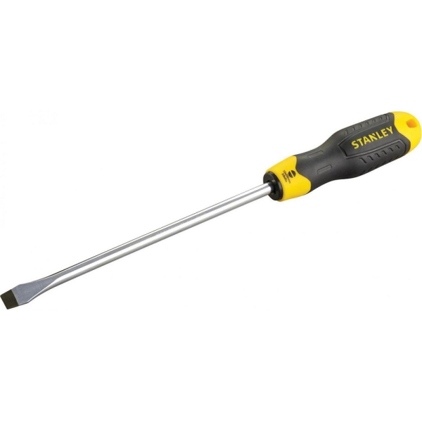 Отвертка STANLEY CUSHIONGRIP прямой шлиц 10x200мм     0-64-922