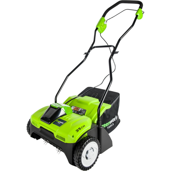 Аэратор GREENWORKS аккумуляторный 40V, без АКБ и ЗУ