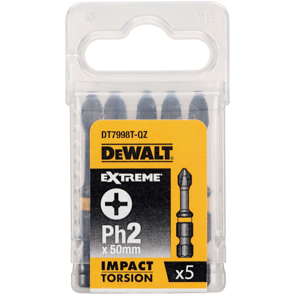 Набор бит DEWALT DT 7998T из 5 штук