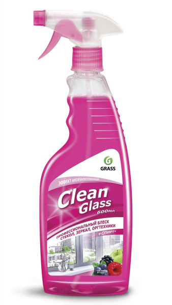 Очиститель стекол GRASS "CLEAN GLASS" лесные ягоды 600мл   125241