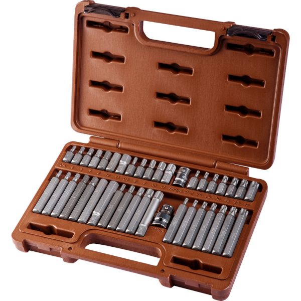 Набор вставок-бит и переходников OMBRA 3/8", 1/2"DR, 42 предмета   953242