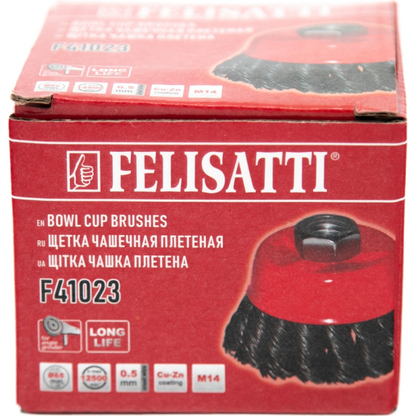 Щетка FELISATTI чашечная плетеная   0103.5.0.00