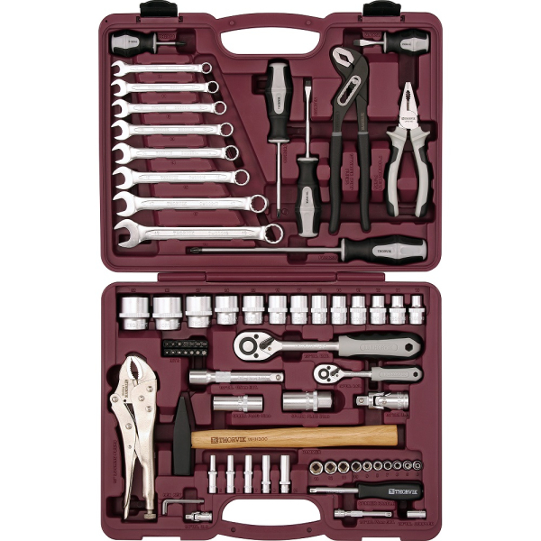 Набор инструмента универсальный THORVIK 1/4", 1/2"DR, 72 предмета   TS072 (UTS0072)