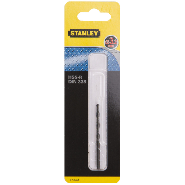 Сверло STANLEY по металлу HSS-R  3,2*65   STA50025