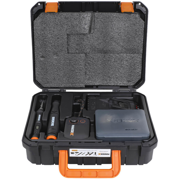 Набор WORX Гравер аккумуляторный WX739.9 + Выжигатель WX744.9 20V 2.0Ач кейс 