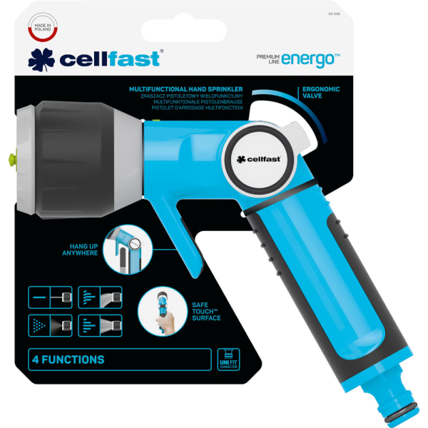 Пистолет для полива CELLFAST ERGOLINE многофункциональный