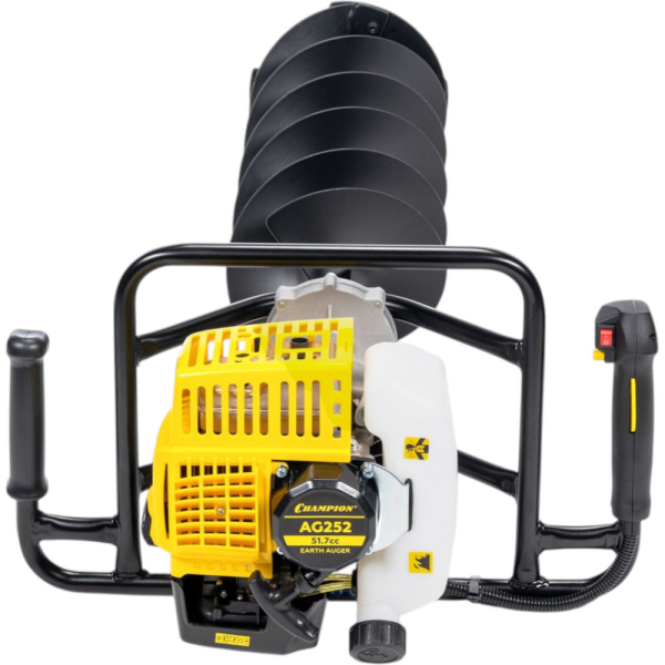 Мотобур CHAMPION AG 252 + шнек 200 мм   C8053