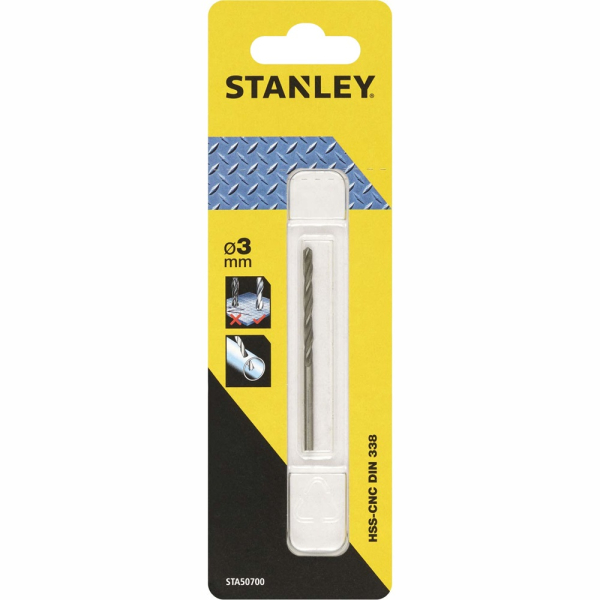 Сверло STANLEY по металлу HSS-G CROWN  3*61   STA50700