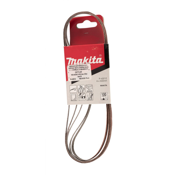 Лента шлифовальная Makita 6*533 P-100  P-43212