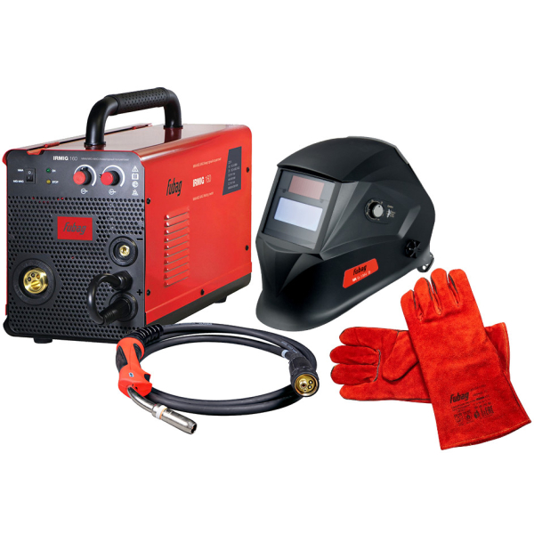 Сварочный аппарат Fubag IRMIG 160+горелка FB 150 3 м+Маска сварщика IR 9-13N S+Краги FWGN 10R