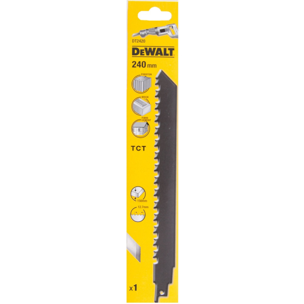 Полотно пильное DEWALT DT 2420 для сабельной пилы