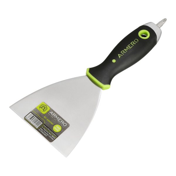 Шпатель  ARMERO малярный 100мм нерж.сталь, с битой    A204/101