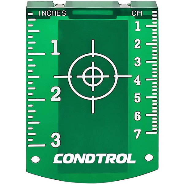 Мишень магнитная CONDTROL для лазерного нивелира зелёная   1-7-110
