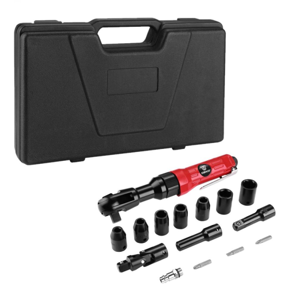 Пневматическая трещотка DEKO DKPT03 SET 3 + набором 15 предметов