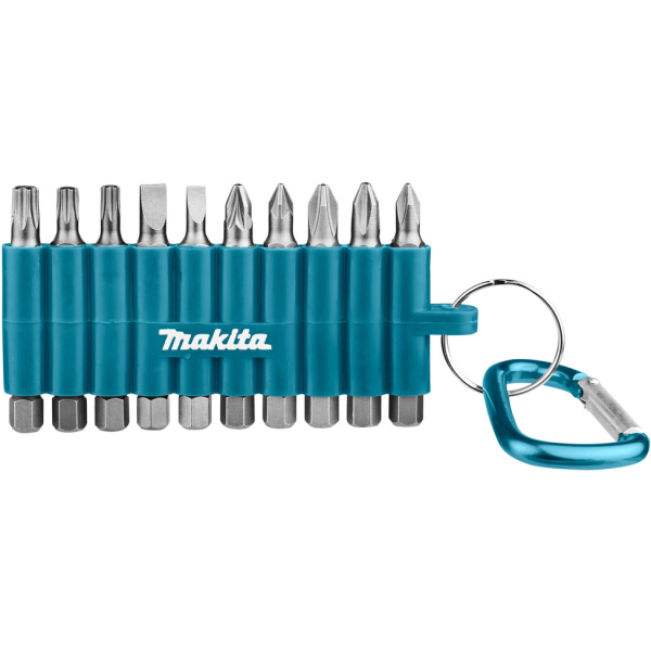 Набор насадок Makita 10 шт. подвесной в резиновом холдере с карабином