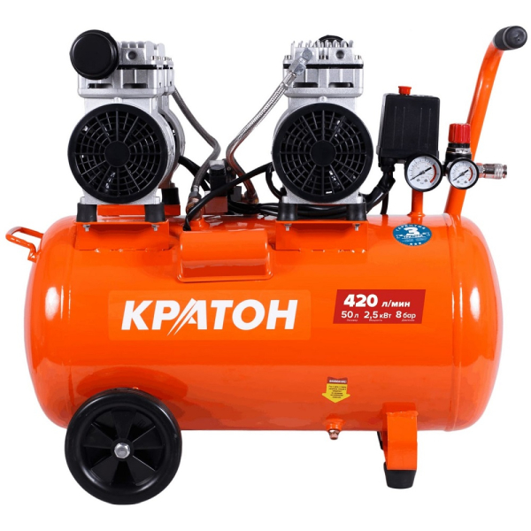 Компрессор КРАТОН с прямой передачей безмасляный AC-420-50-OFHS