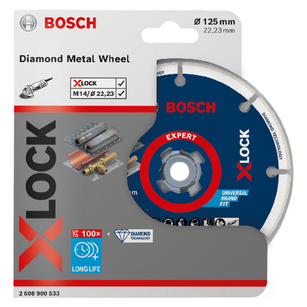 Диск алмазный BOSCH X-LOCK 125х 125*22,23 мм   2.608.900.533