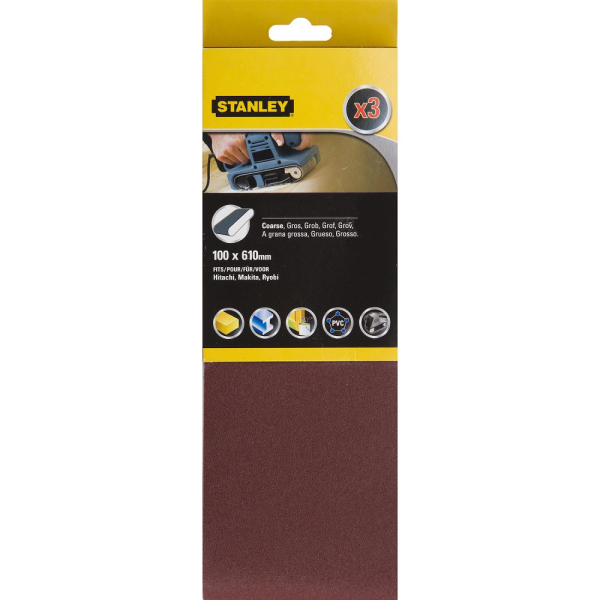 Лента шлифовальная STANLEY 100*610 K-60   STA33446