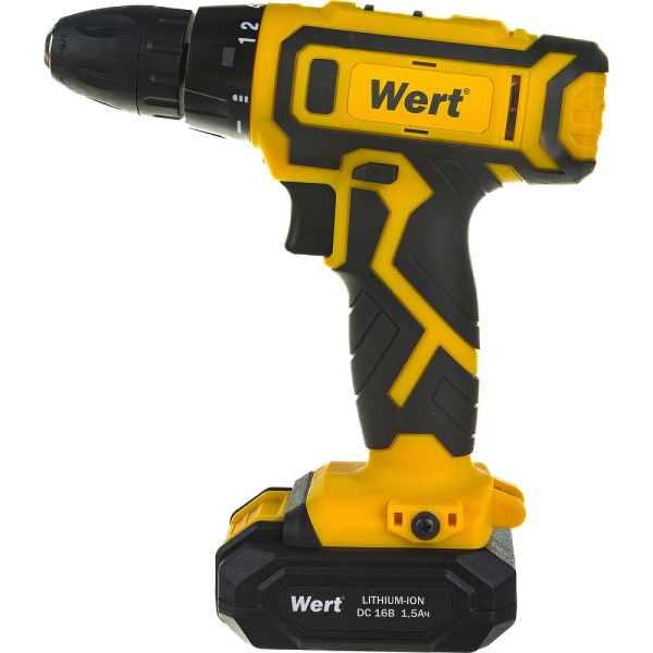 Дрель аккумуляторная WERT CD 16-2T Li (1.5Ач)