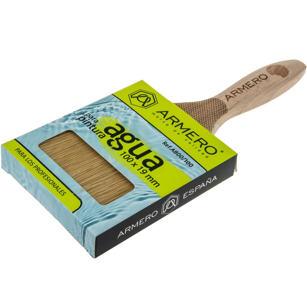 Кисть малярная ARMERO 100*19мм для лаков и красок на водной основе   A800/100