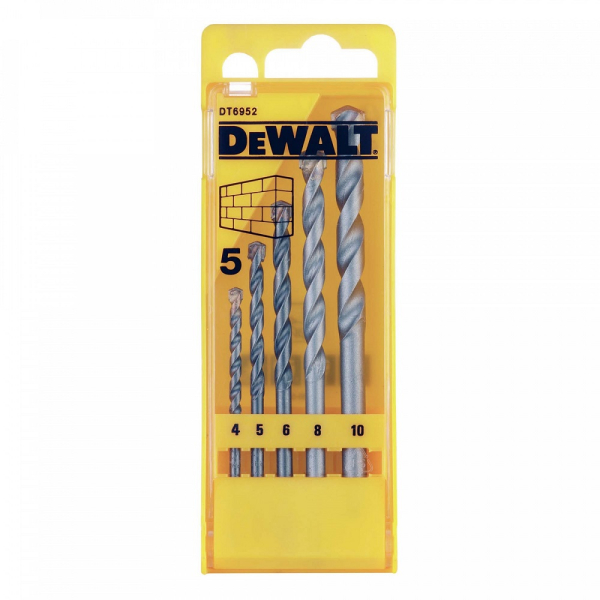 Набор сверл DEWALT DT 6952 по бетону из 5 штук