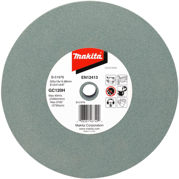 Круг точильный Makita 205*19*15,88 GC120   B-51976