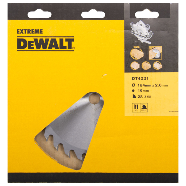 Диск п/п DEWALT DT 4031   184*16*28