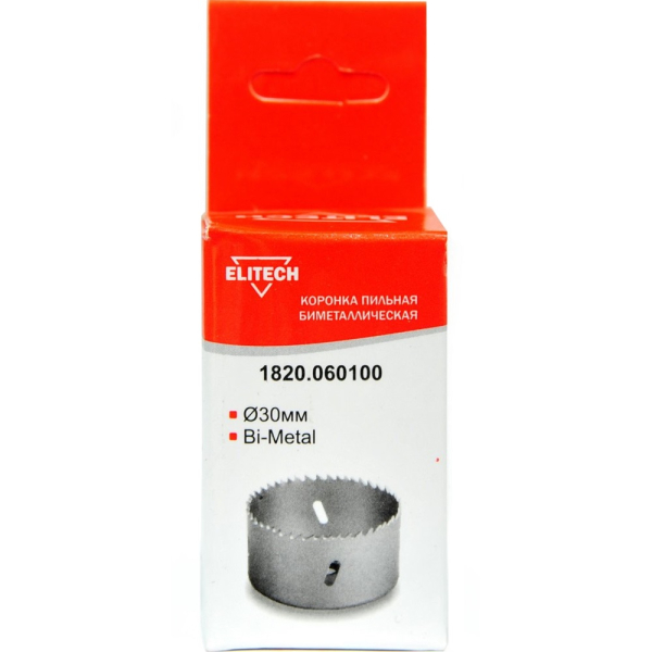 Цифенбор биметаллический ELITECH 30 мм