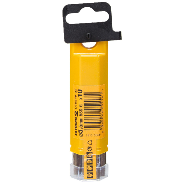 Сверло DEWALT по металлу 5,5*93 (10 штук в упаковке)   DT 5548