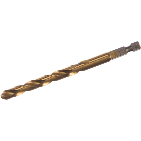 Сверло ELITECH по металлу HSS-G-TiN 8*75*117мм хвостовик 1/4"