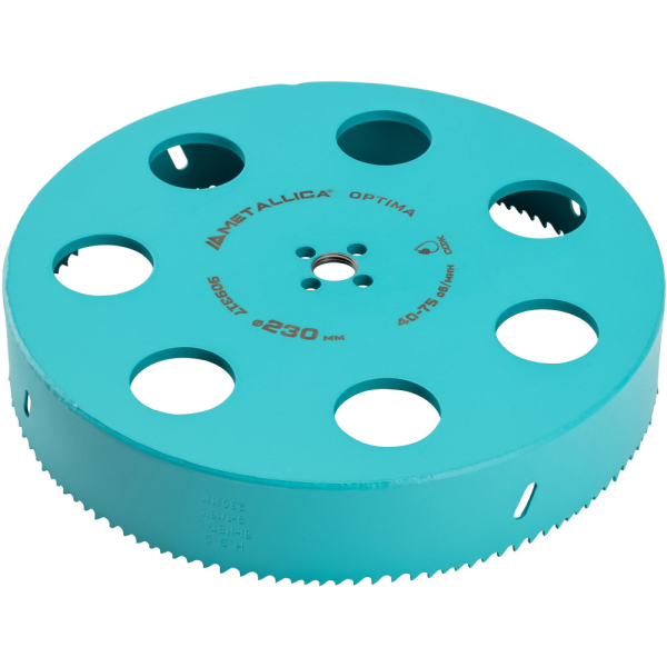 Коронка биметаллическая METALLICA Optima 230 мм 9 Vario 5/8-18UNF   909317