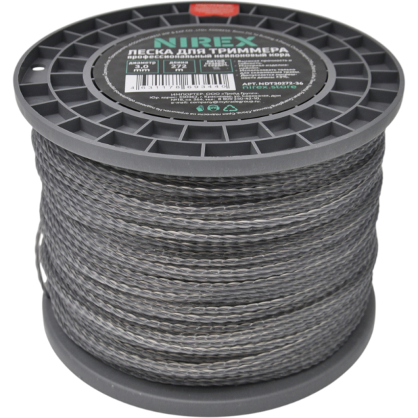 Леска NIREX DUAL TWISTED 3,0*272 м (витой квадрат с сердечником) NDT30272-36