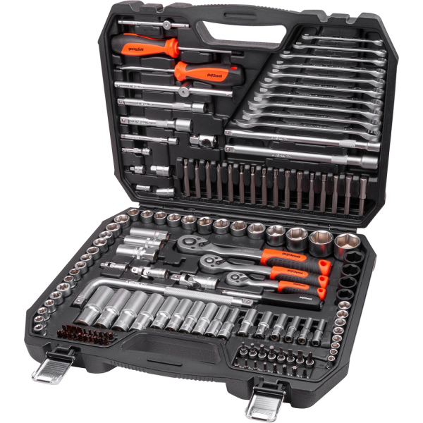 Набор инструмента AV Steel 144 предмета 1/4",3/8",1/2"  AV-011144