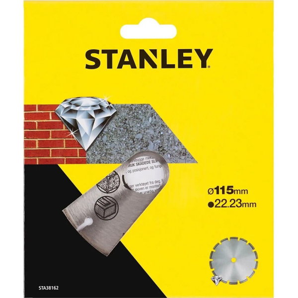 Диск алмазный STANLEY FatMax  115*22,2 сегмент   STA38162