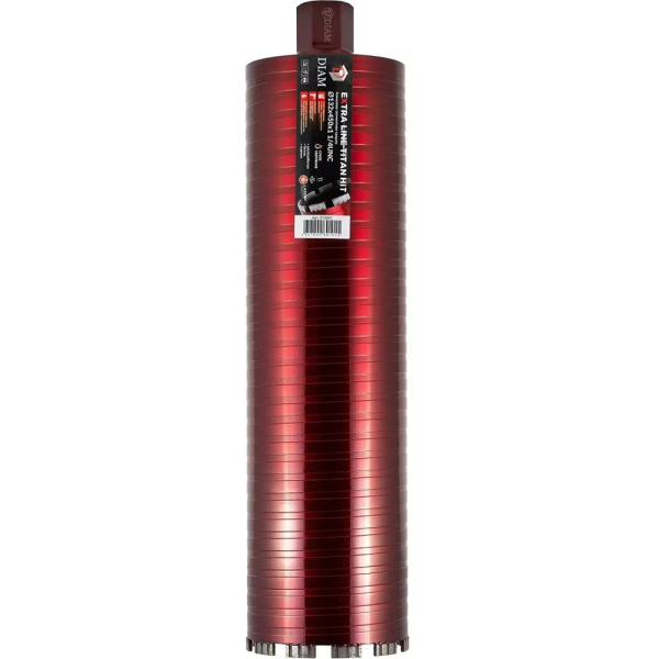 Сверло алмазное DIAM 132x450х1/4 UNC Extra Line Titan HIT по бетону   313041