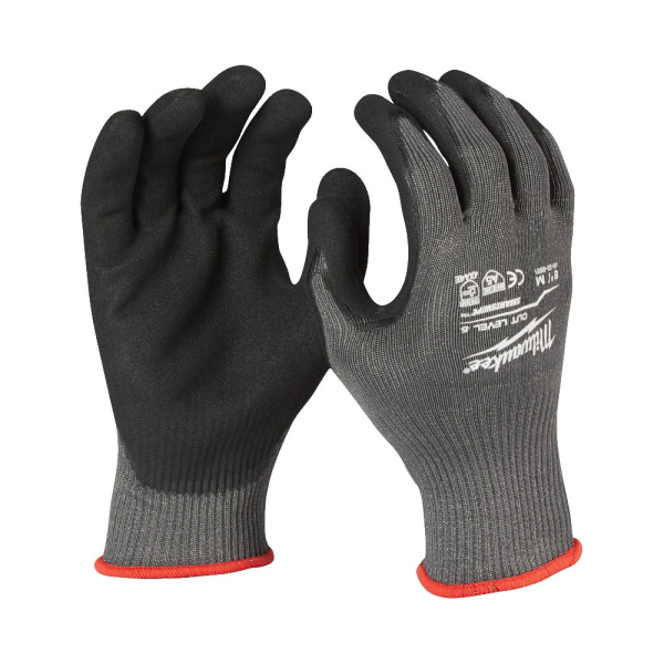 Перчатки Milwaukee с защитой от порезов уровень 5 размер 9 (L)