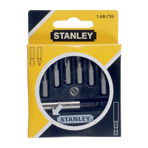 Набор из 7 вставок STANLEY с шестигранным хвостовиком 1/4     1-68-735