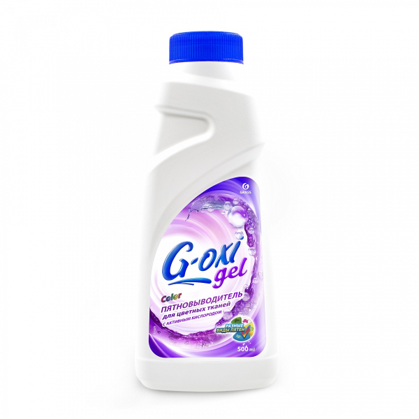 Пятновыводитель-отбеливатель GRASS "G-oxi" для цветных вещей 500мл   125409