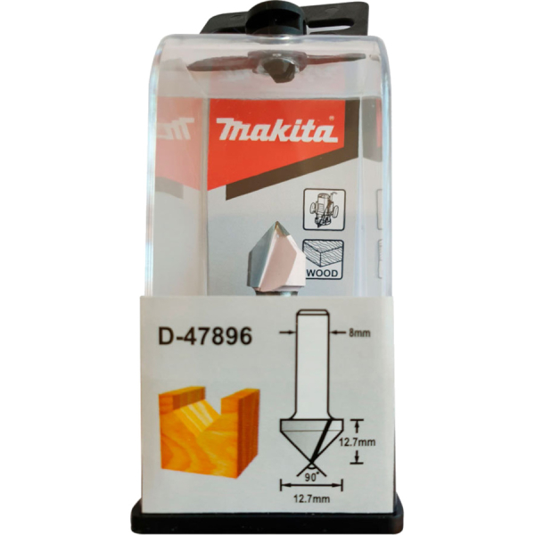Фреза Makita для V-образных пазов 12,7*8 мм   D-47896