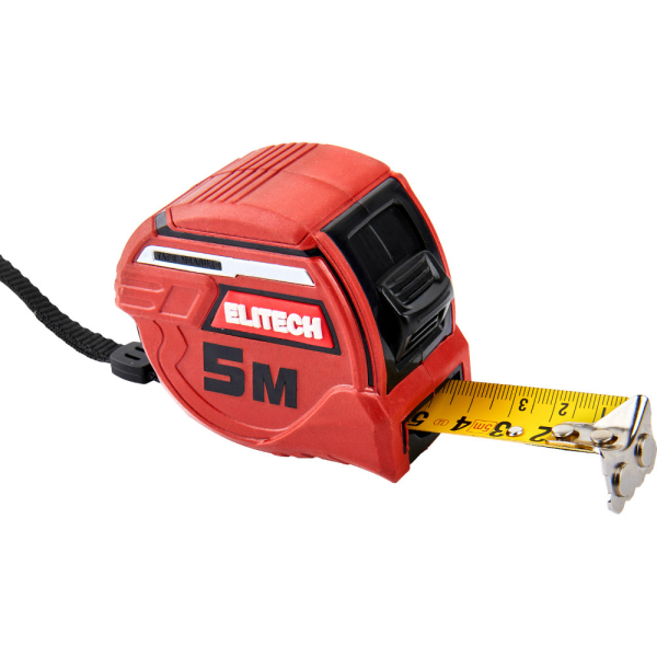 Рулетка ELITECH 5м*25мм с автостопом   310302