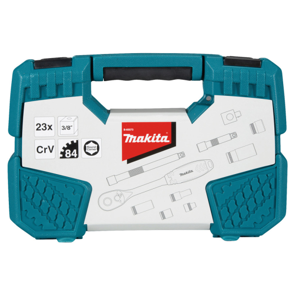 Набор ключей и головок Makita 3/8" 23 предмета   B-65573
