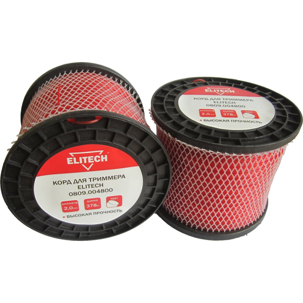 Леска ELITECH 2,0*378 м (круг)